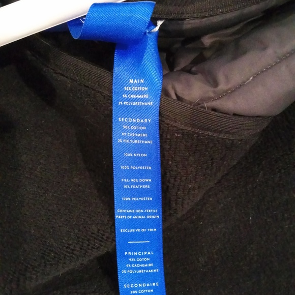 Kit and Ace Black Liberty Mixed Media Jacket - Picture 7 of 7